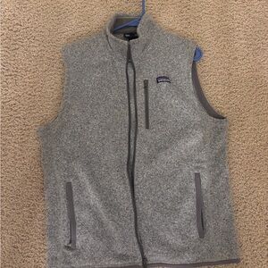 Patagonia Men's Gray Zip-Up Vest